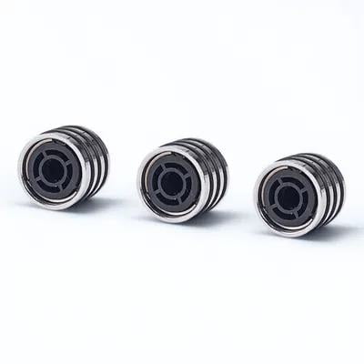 OUNONA 3Pcs Durable Plated Silver Metal Control Knobs Cap for Guitar Volume and Tone Easy to Use Replacement