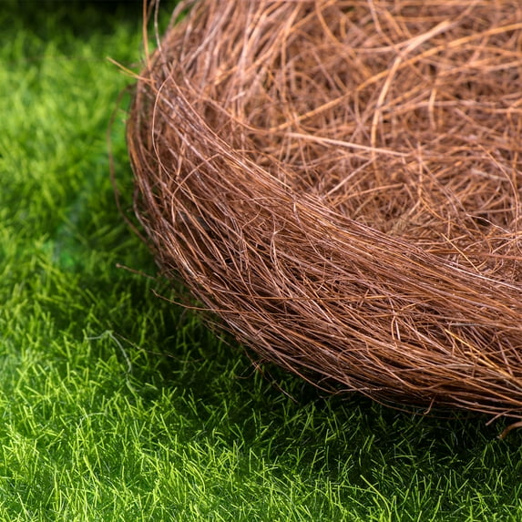 OUNONA 3Pcs Coffee Color Easter Decor Artificial Nest for Small Item Storage