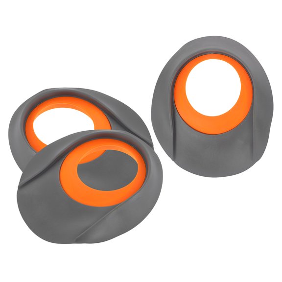 OUNONA 3Pcs Golf Putting Cups Indoor Grey PVC Portable Training Aid for Realistic Practice and Skill Improvement