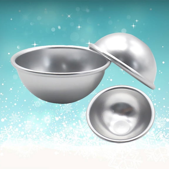 OUNONA Set of 3 Aluminum Alloy Muffin Baking Cups with Heat Conductivity for Easy Baking and Cooking Enthusiasts