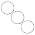 thumbnail image 1 of OUNONA 3Pcs Multi-function Turntable Rings Plastic Tray Holders Displaying Spice Tray Rollers, 1 of 8