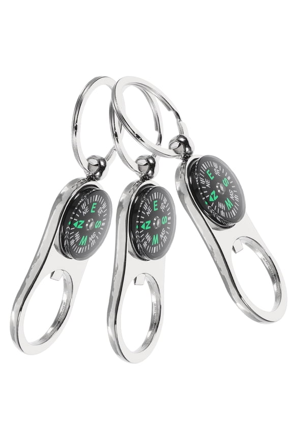 3-Pack Zinc Alloy Decorative Keychain Set for Everyday Carry, Key Holders for Easy Organization