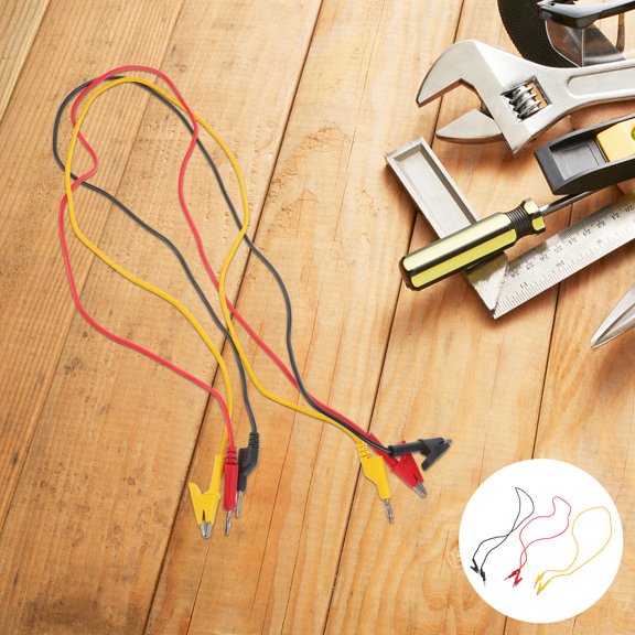 OUNONA 3Pcs Precision Banana Plug Test Wire for Circuit Connection and Industrial Electronic Repairs