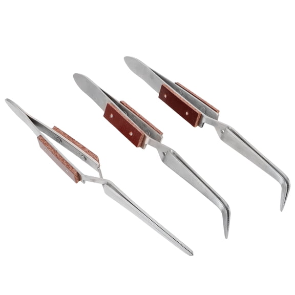 OUNONA 3-Piece Precision Jewelry Clamp Set, Lightweight and Portable Tools for Home and