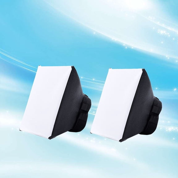 OUNONA Dslr Accessories Flash Diffuser Multi - Even Light Flat Fold 3Pcs