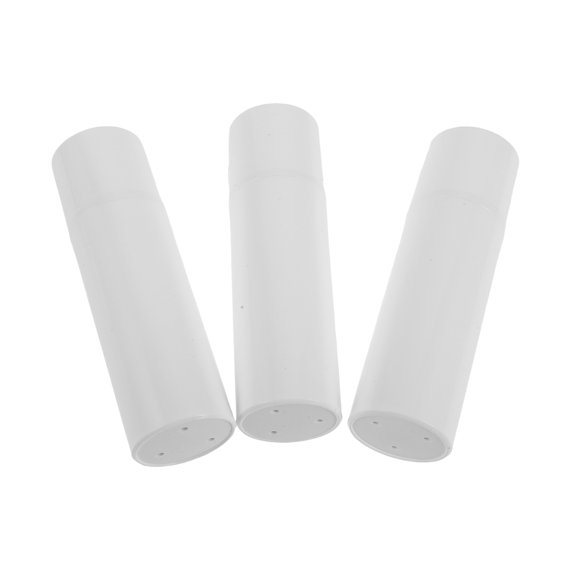 OUNONA 3Pcs Travel Loose Powder Spray Bottles White Compact Design for Hair Fiber and Talc Application