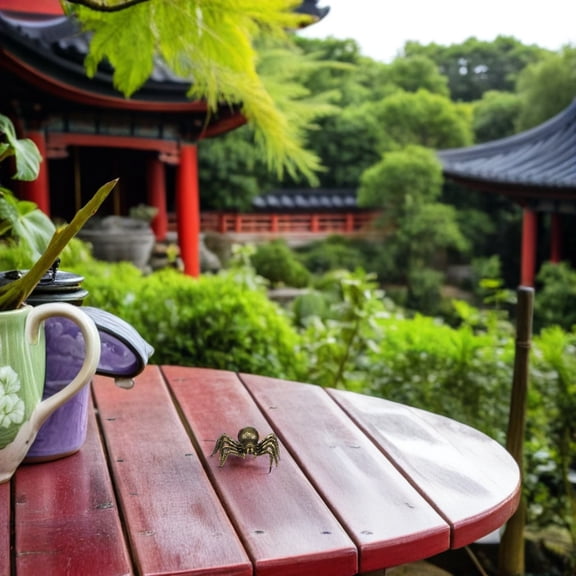 OUNONA 3Pcs Brass Spider Figurine Set Golden Metal Statue Elegant Craft Decoration for Shelves