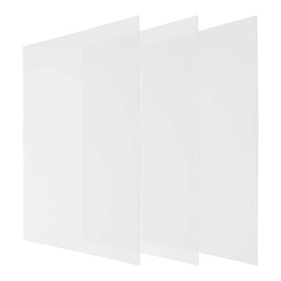 OUNONA Anti-Glare LED Light Diffuser Sheet for Home Comfortable Lighting 3Pcs