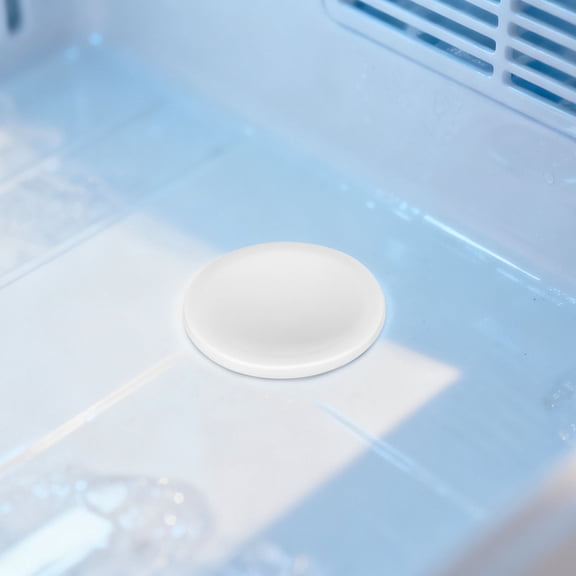 OUNONA 3-Pack White Rubber Refrigerator Drain Hole Stoppers with Leak Prevention, Replacement Seals for Fridge Maintenance