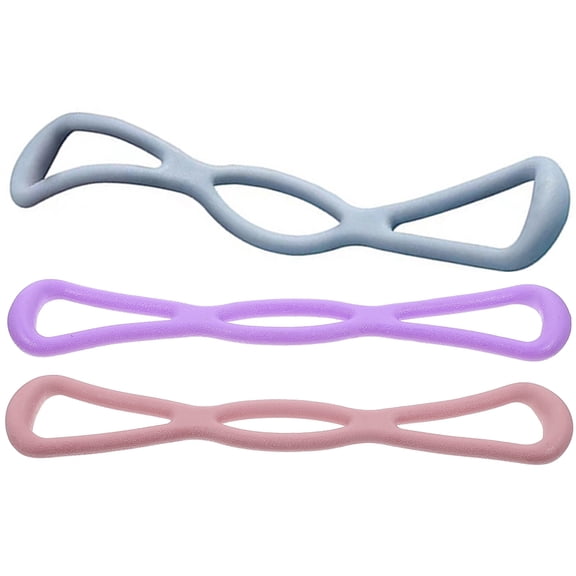OUNONA 3Pcs Yoga Stretch Bands Resistance Straps Elastic Workout Bands for Flexible Exercise