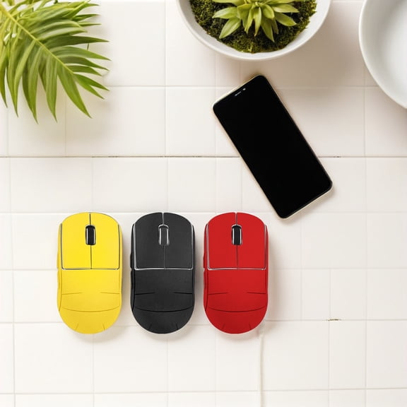 OUNONA 3Set Non Slip Wireless Mouse Skin Tape Pads for Reliable Grip and Sweat Resistant Comfort