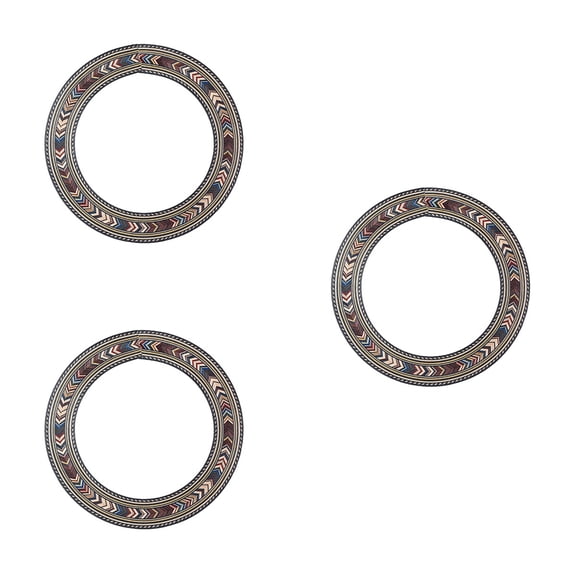 NUOLUX 3Pcs Multi Acoustic Guitar Sound Hole Rosette Accessory