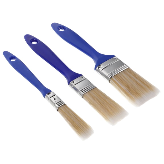 OUNONA 3pcs Automotive Detailing Brush Assorted Color PVC Fiber For Interior Cleaning Car Maintenance