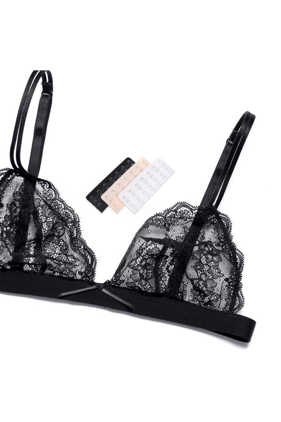 3pcs Bra Band Extender Multi Stainless Steel Fabric For Women Daily Use