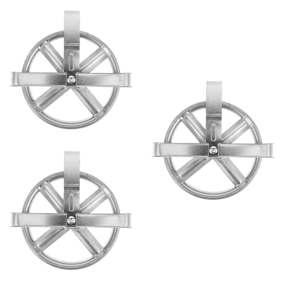 OUNONA 3pcs Clothesline Pulley Clothes String Pulley Clothes Line Pulley Hanging Rope Pulley