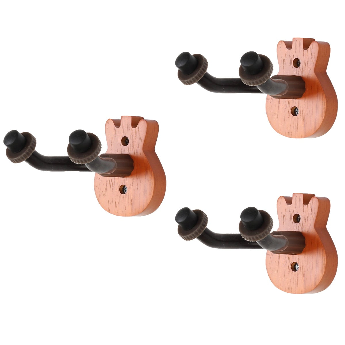 OUNONA 3pcs Guitar Hook Wall Hanger Durable Ukulele Display Rack Wall Violin Storage Stand