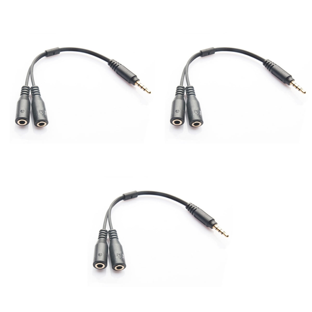 OUNONA 3pcs Headset Adapter for Headsets with Separate Headphone ...