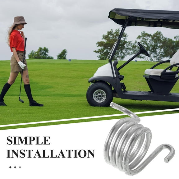 OUNONA 3pcs Metal Golf Cart Brake Pedal Return Spring Heavy Duty Metal Pedal Return Spring Brake Pedal Spring Golf Cart Parts And Accessories