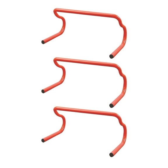 OUNONA 3-Piece PVC Training Hurdles Set for Obstacle Course, Fitness, Gym Workouts, and Activities