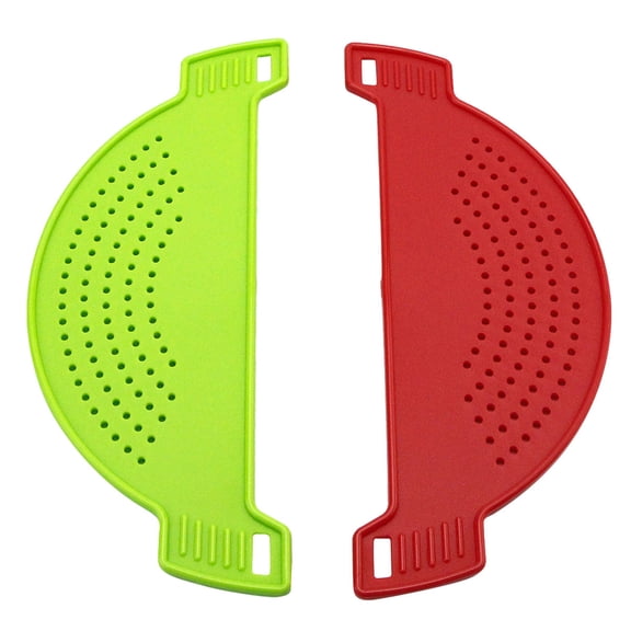 OUNONA 3pcs Pan Shape Strainer PP Tool for Food Preparation at Home