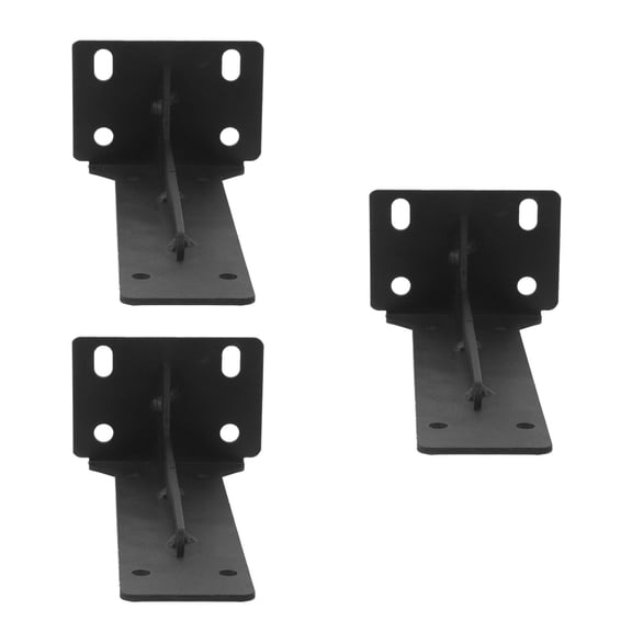 OUNONA 3pcs Shelf Mounting Bracket Wall Mounted Shelf Triangle Support Shelf Bracket