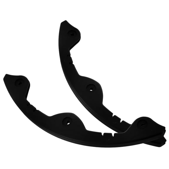 OUNONA 3pcs Snowboard Protective Strip Anti Collision Edge Guard Arc Shaped Bumper For Ski Board Easy Installation Protects Against Damage