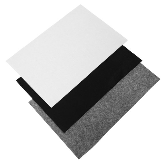 OUNONA 3pcs Thick Felt Mat For Chinese Calligraphy And Painting Brush Writing Practice Pad Multi-Functional Art Desk Mat For Home Studio And Classroom Use