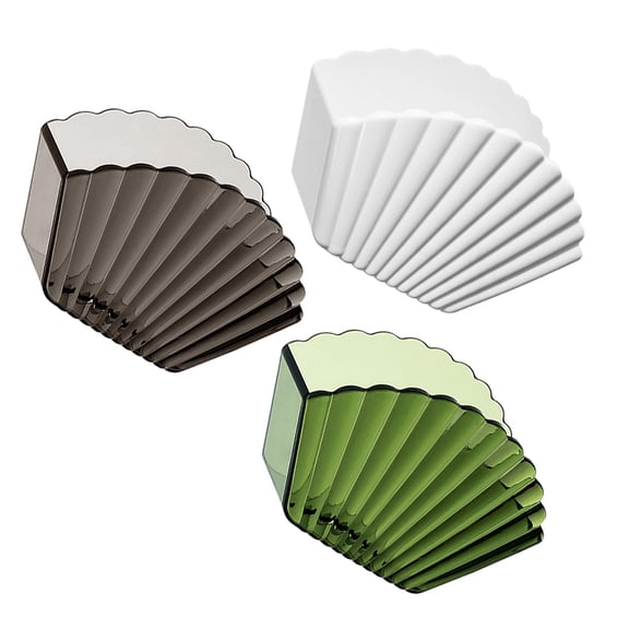 OUNONA 3pcs Wall-mounted Phone Organizer Adhesive Storage Boxes Remote Control Holders