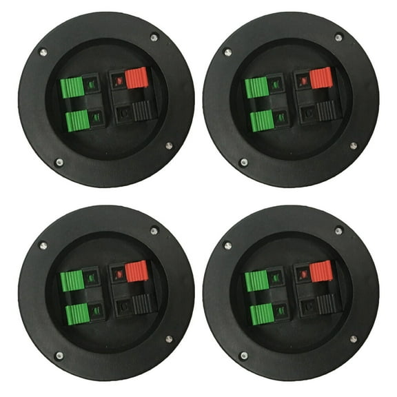 OUNONA  4 PCS Solder Speaker Wiring Loudspeaker Terminal Connector Box