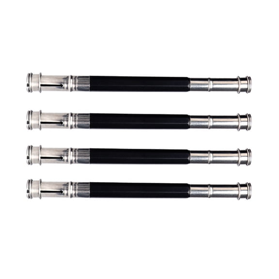 OUNONA 4Pcs Drawing Pencil Extenders Plastic and Metal Pencil Holder for Precise Sketching