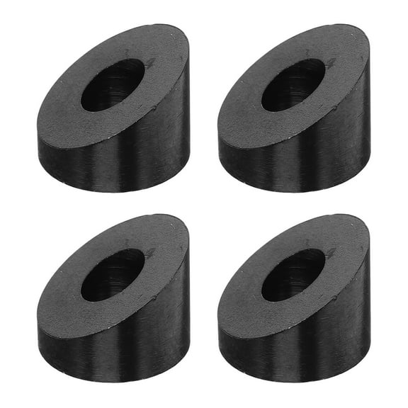 OUNONA 4-Pack Stainless Steel Beveled Washers for Deck Cable Railing, Round Curved Cable Railing Hardware Accessories
