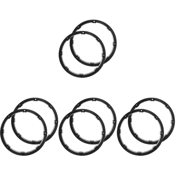 OUNONA 4 Pairs 6.5 Inch Car Speaker Spacer Audio Speaker Pads for Vehicle Sound System Upgrade