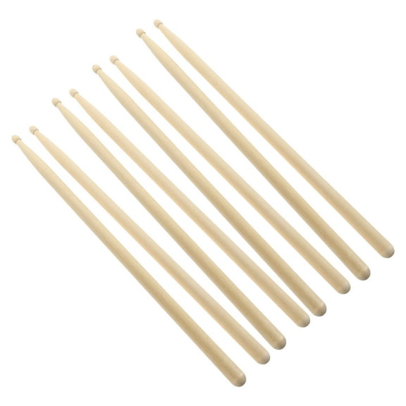 OUNONA  4 Pairs Maple Sticks Exquisite Drum Drumsticks for All Child