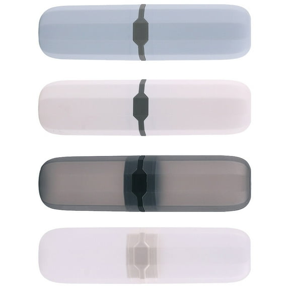 OUNONA  4 Pcs Brush Toothbrush Storage and Toothpaste Box Holder Travel