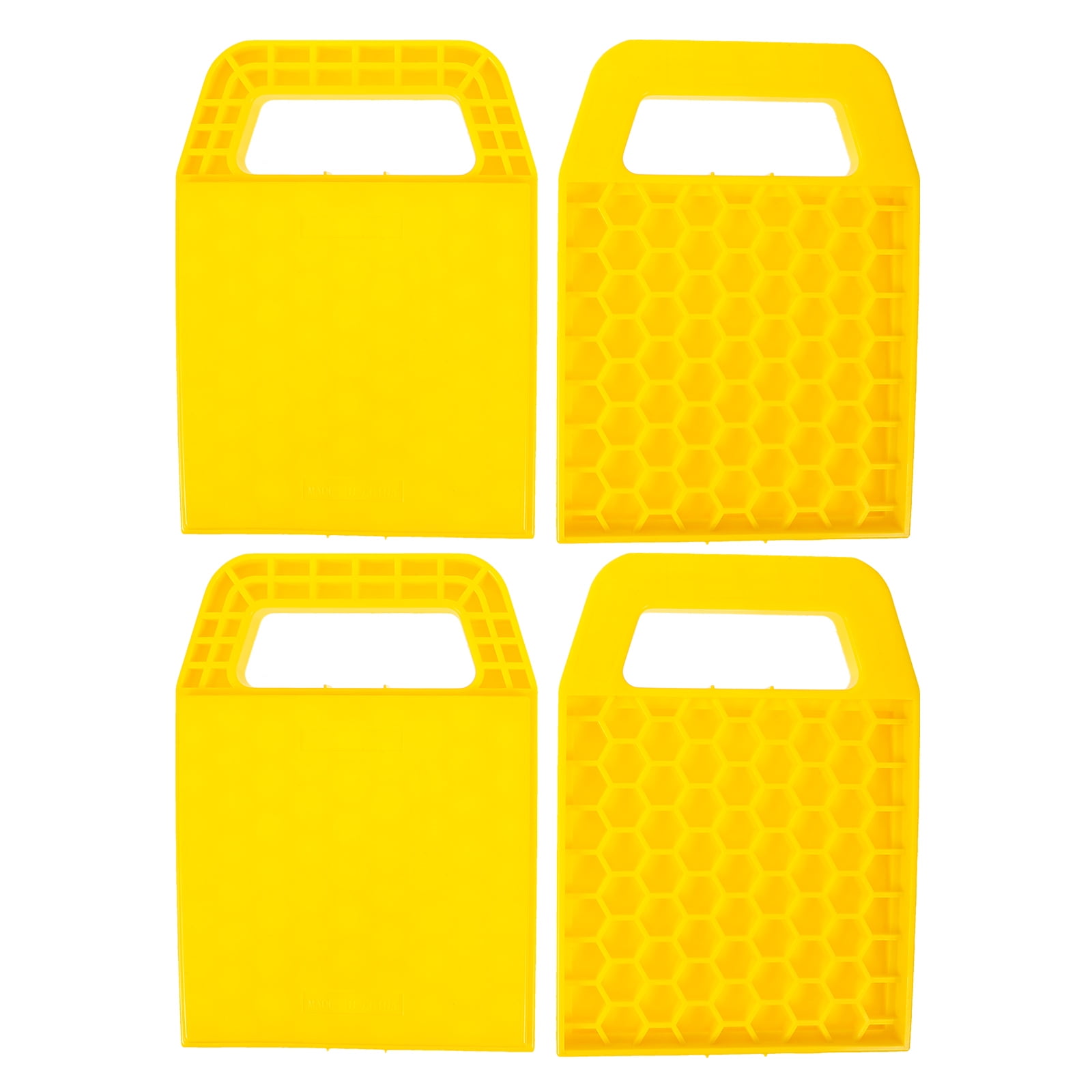 OUNONA 4 Pcs Camper Leveling Blocks Rv Accessories Jack Pad Yellow