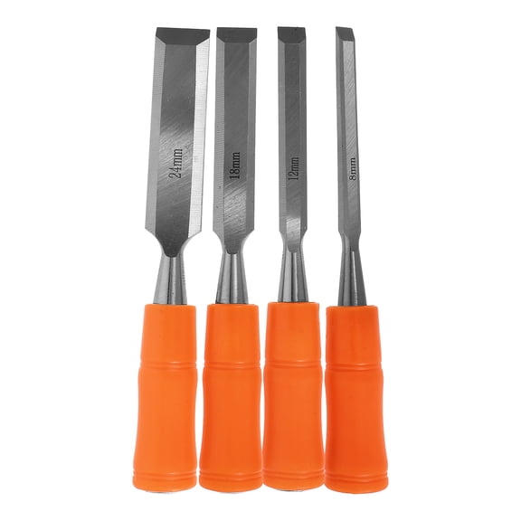 OUNONA 4 Pcs Chisel Professional Carving Woodworking Set