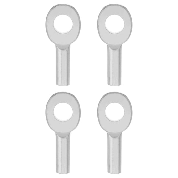 OUNONA 4 Pcs Fitness Equipment Accessories 4.80X1.00X0.80CM Silver