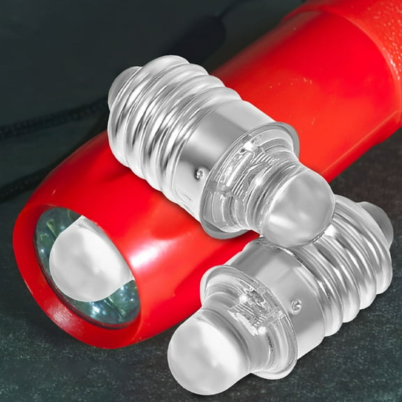 OUNONA 4 Pcs Flashlight Bulb Student 2.20X0.90X0.90CM Silver