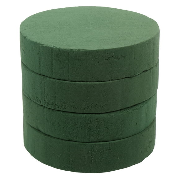 OUNONA  4 Pcs Floral Foam Blocks Flower Bricks Round Clay