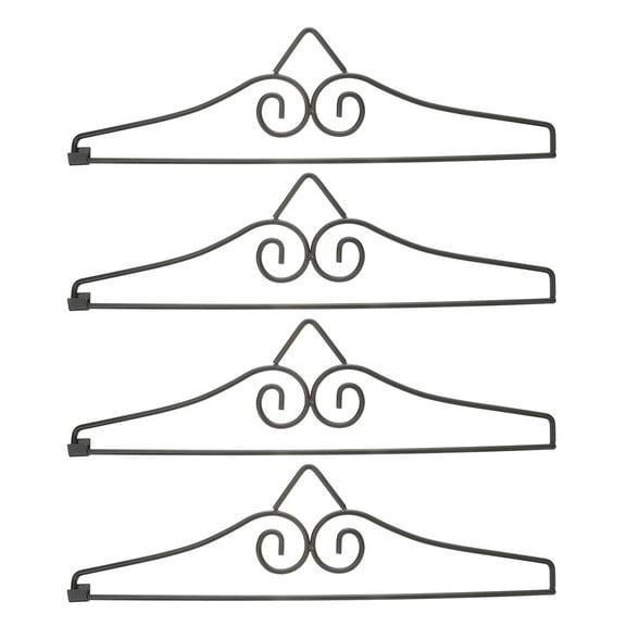 OUNONA 4 Pcs Garden Flag Garden Flag Holder Metal Banner Hanger For Indoor And Outdoor Garden Lawn Courtyard Decoration