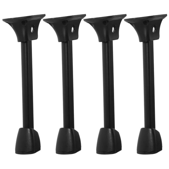 Tineasur 4-Pack Heavy Duty Iron Folding Table Legs, Sturdy Modern Furniture Legs for Desks, Dining Tables, Workstations