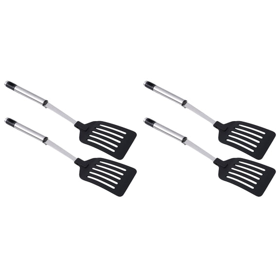 NUOLUX Angled Stainless Steel Turner for Easy Food Handling in Kitchen