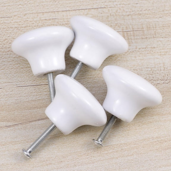 OUNONA  4 Pcs Knob Ceramic Handle Door Drawer Knobs Child