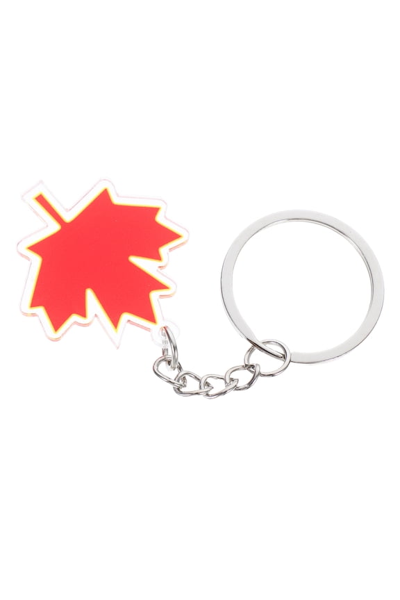 Keychains For Women Maple Leaf Keyring Acrylic 4 Pcs