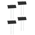 thumbnail image 1 of WEAVILUX Garden Labels Black Stainless Steel 4Pcs 11.8x3.5in, 1 of 8