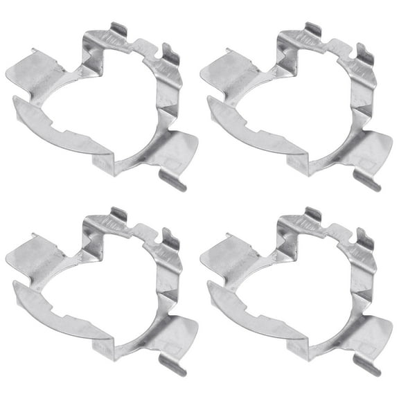 OUNONA 4 Pcs Neon Light Headlight Base Car Bulb Converter Retainer Clip