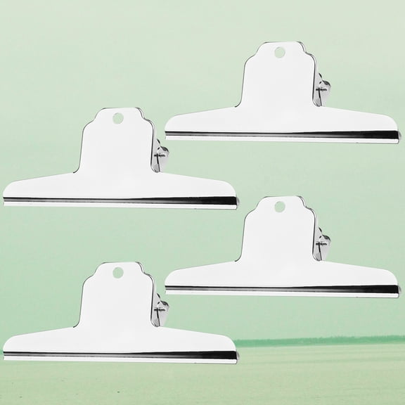 OUNONA 4 Pcs Paper Clip Holder Clips Newspaper and Magazine Information Folder