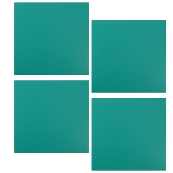 NUOLUX 4Pcs Green DIY Craft Board Plastic Engraving Plates for Decoration