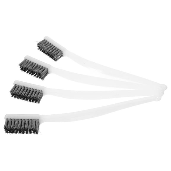 Tineasur Brass Brush Wire Toothbrush Assorted Color Rust Removal Windows 4 Pcs