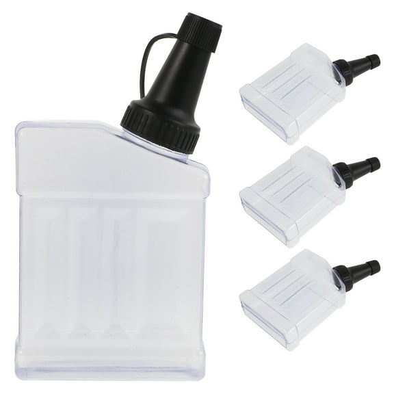 OUNONA  4 Pcs Reloading Bottle Reusable Beads Containers Small with Lid